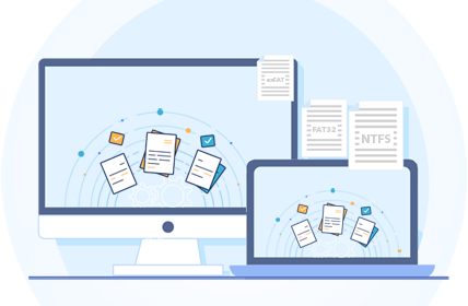 주요 파일 시스템 지원